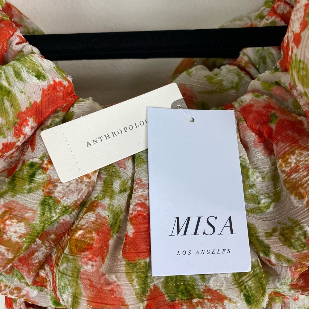 Misa Los Angeles Consuela Ruffled Off the Shoulder Floral Tiered Maxi Dress - Picture 10 of 16